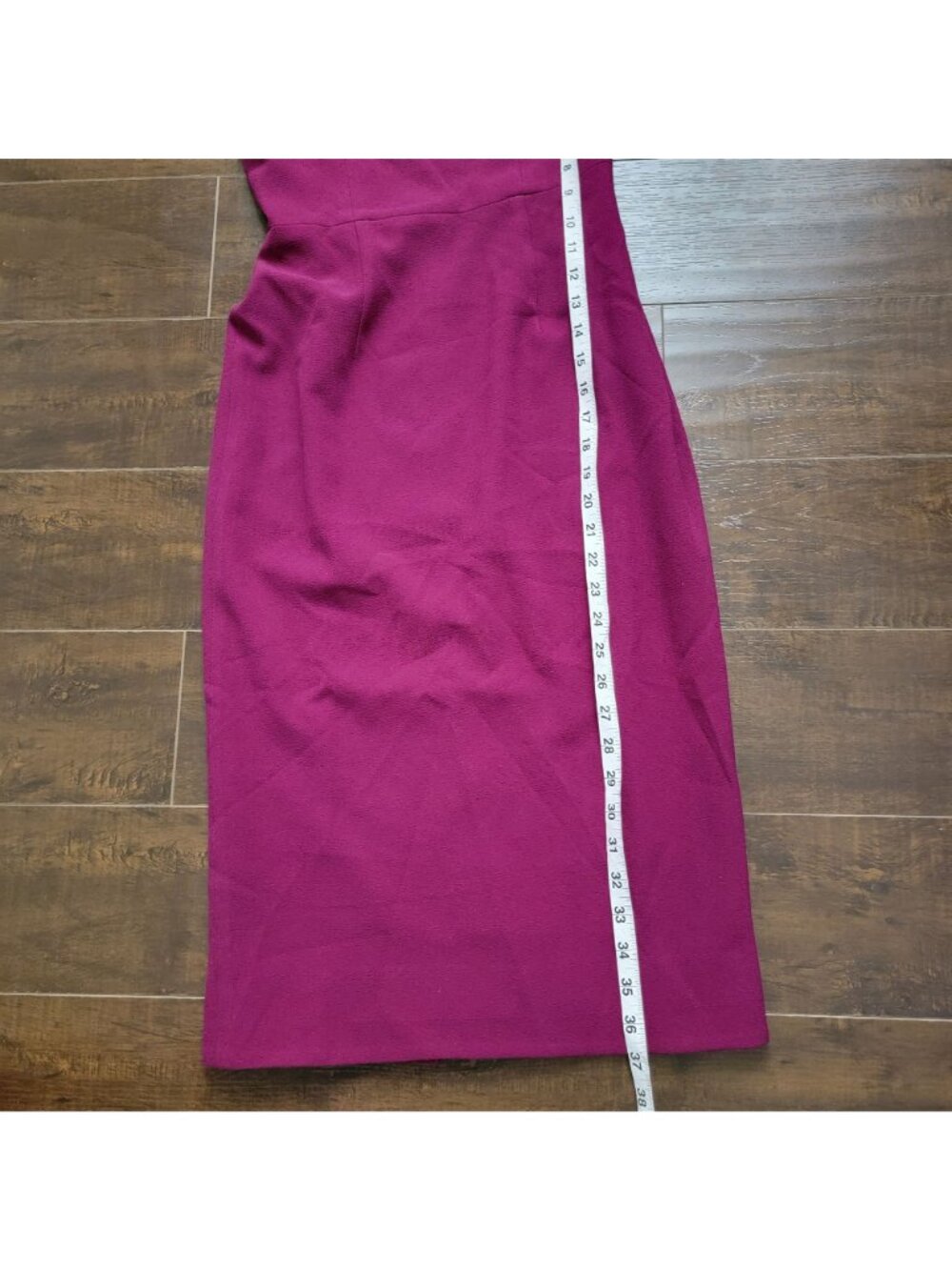 NEW Dress The Population Dress Tiffany Formal Elegant Dark Magenta Womens S - Picture 8 of 9
